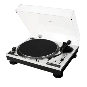 Vestlyd PRO T1 Zilver – DJ Draaitafel met Direct Drive en Retro Design