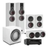 Denon RUBIKORE 6 5.1 Surround Sound (White High Gloss Lacquer)