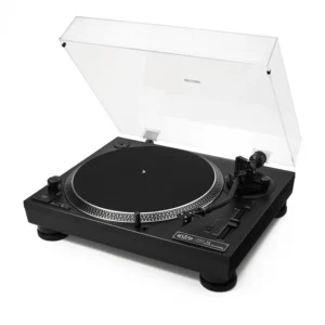 Vestlyd PRO T1 – DJ Platenspeler met Direct Drive, RIAA en Ortofon OM Pro S (Zwart)
